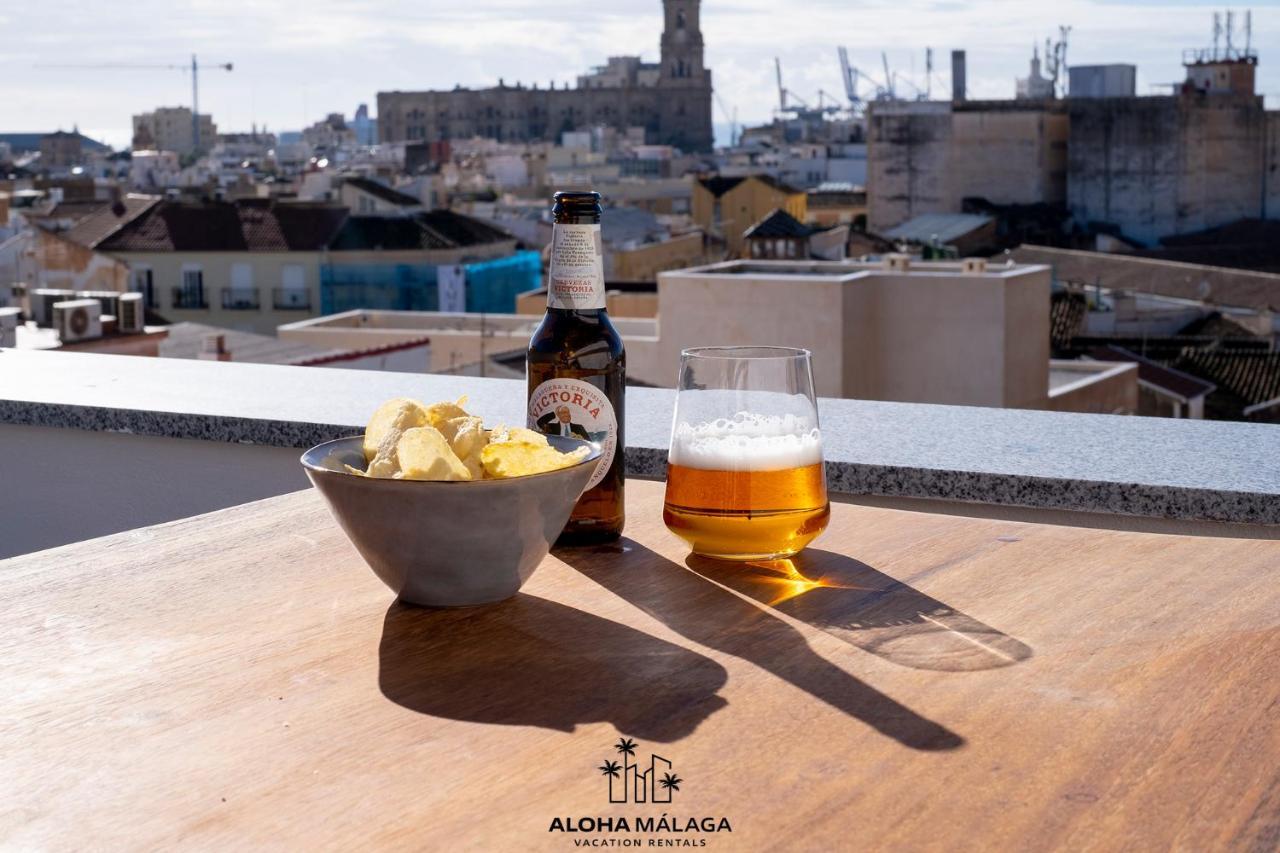 Luxury Duplex With Pool And Padel Court In Town Apartment Málaga Exterior foto