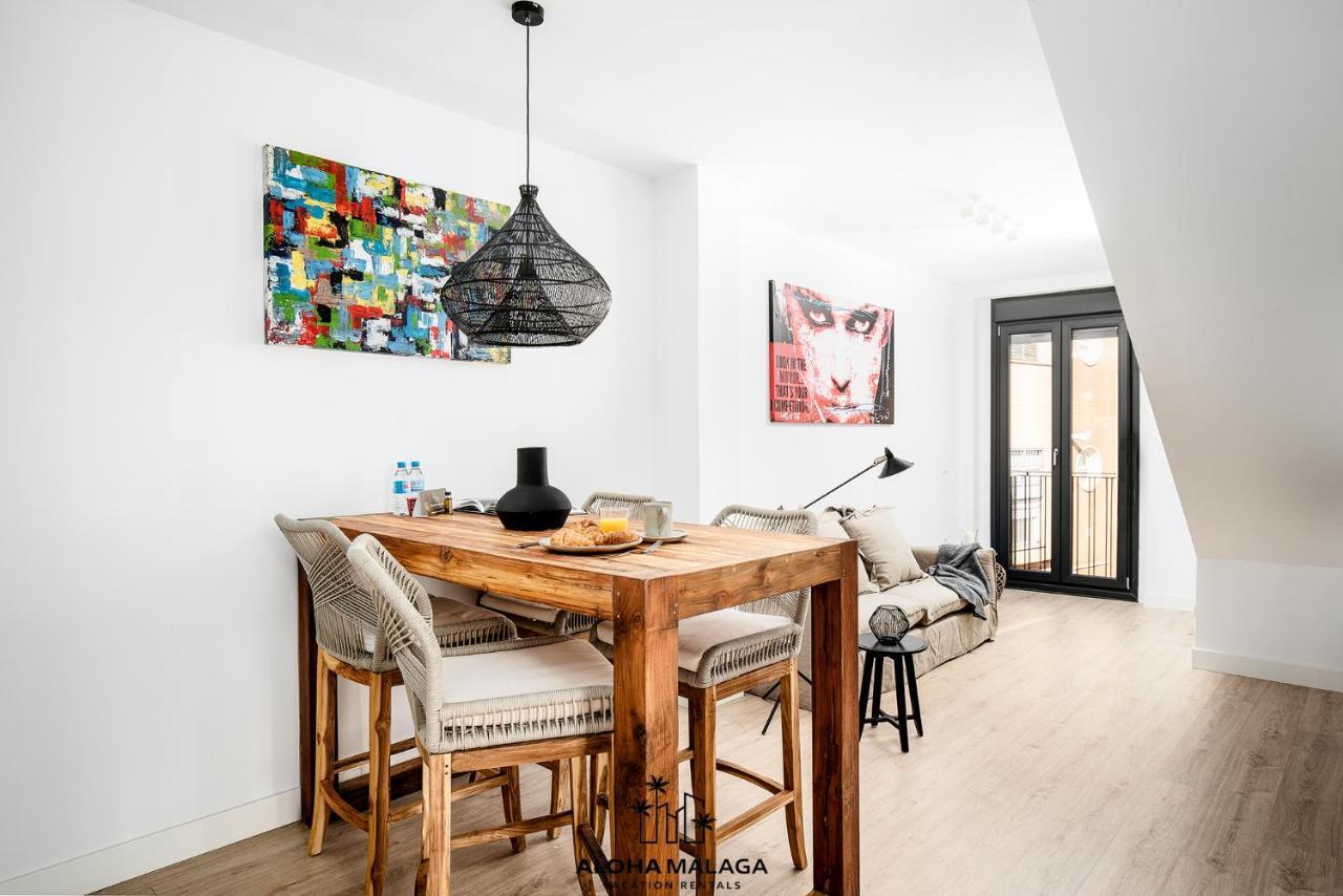 Luxury Duplex With Pool And Padel Court In Town Apartment Málaga Exterior foto