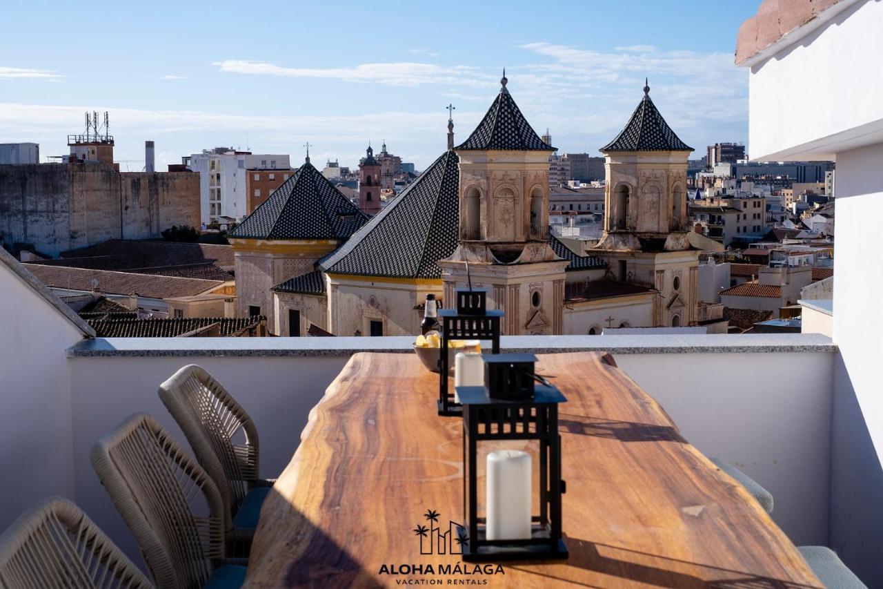 Luxury Duplex With Pool And Padel Court In Town Apartment Málaga Exterior foto