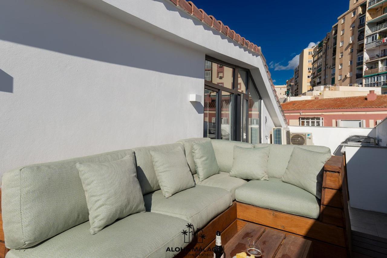 Luxury Duplex With Pool And Padel Court In Town Apartment Málaga Exterior foto